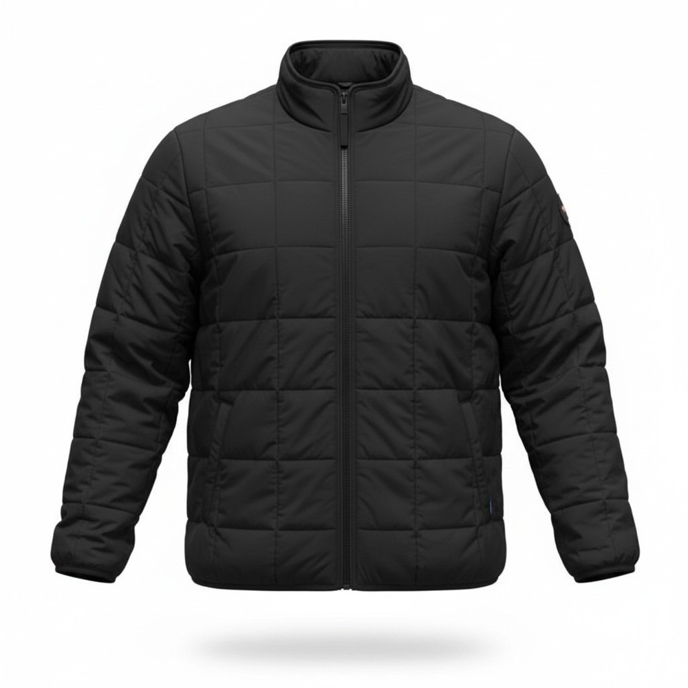Chubbies The Phantom Quilted Everyday Jacket Mens Large Black Quilt Puffer